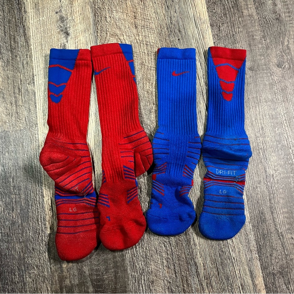 Nike Dri-Fit Elite Training Gym Basketball Socks - Lot of two pair Unisex